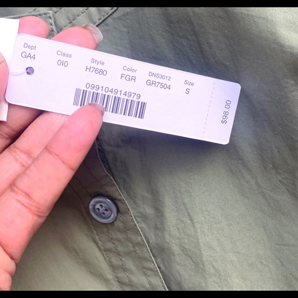 J. Crew Green Shirtdress - Picture 5 of 7